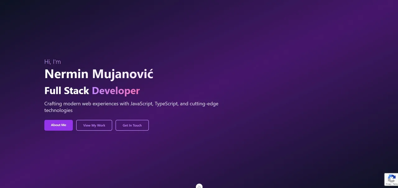 Personal Portfolio Website